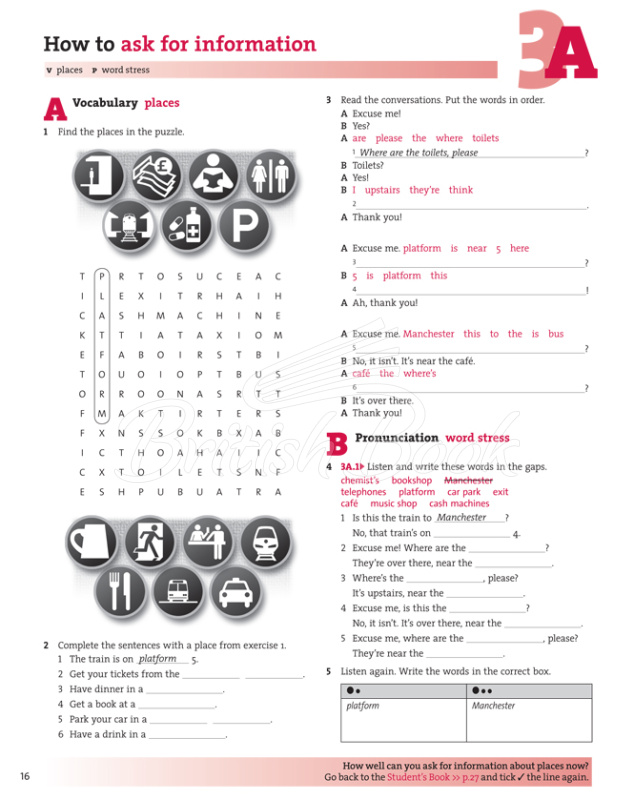 Рабочая тетрадь English Result Elementary Workbook with answer key booklet and MultiROM изображение 1