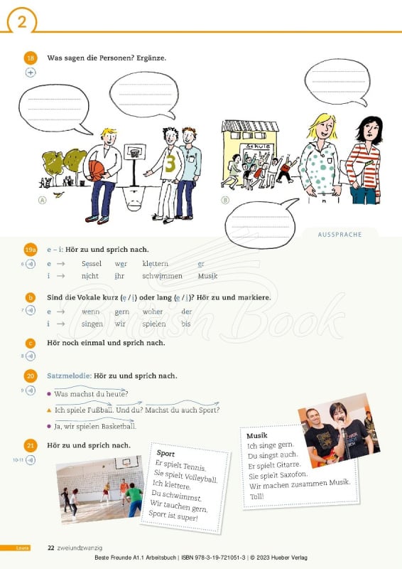 Робочий зошит Beste Freunde A1.1 Arbeitsbuch mit Audios online зображення 12