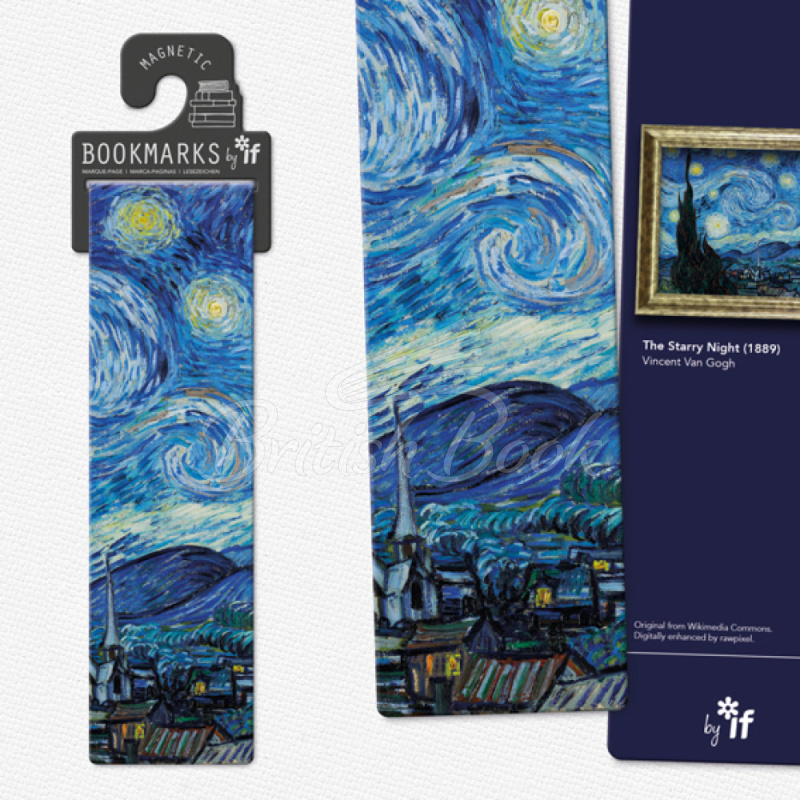 Закладка Classics Magnetic Bookmarks: The Starry Night зображення 1
