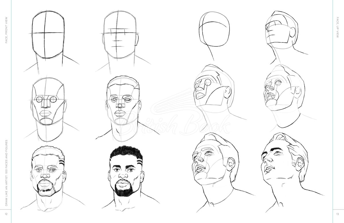 Книга Draw Like an Artist: 100 Faces and Figures изображение 3