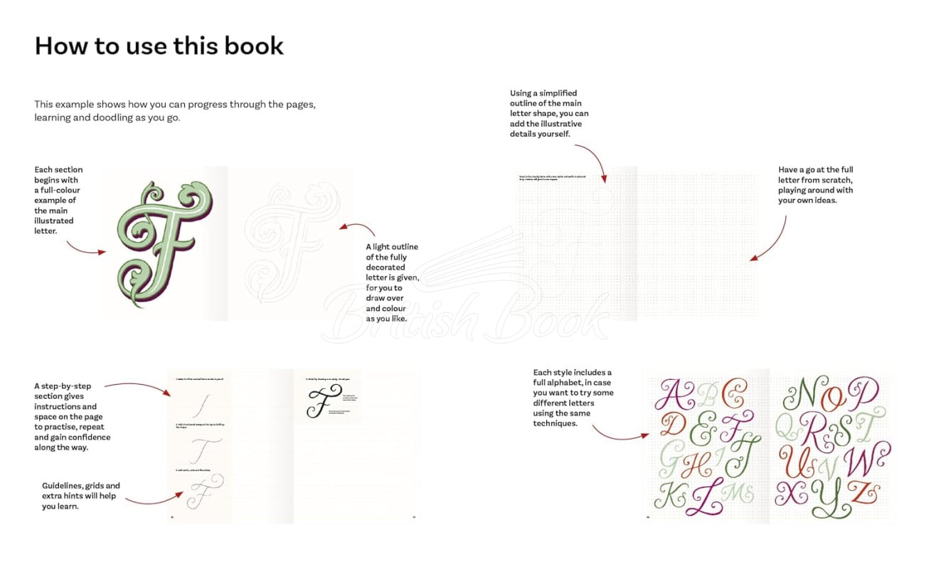 Книга Creative Hand Lettering From A to Z изображение 3