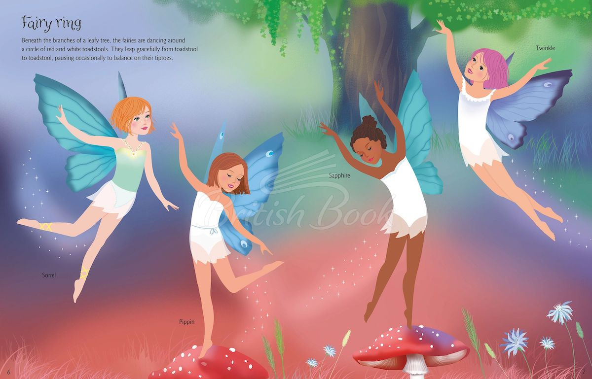 Книга Sticker Dolly Dressing: Dancing Fairies зображення 4