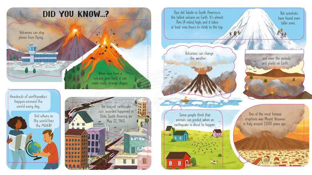 Книга Look inside Volcanoes and Earthquakes зображення 4