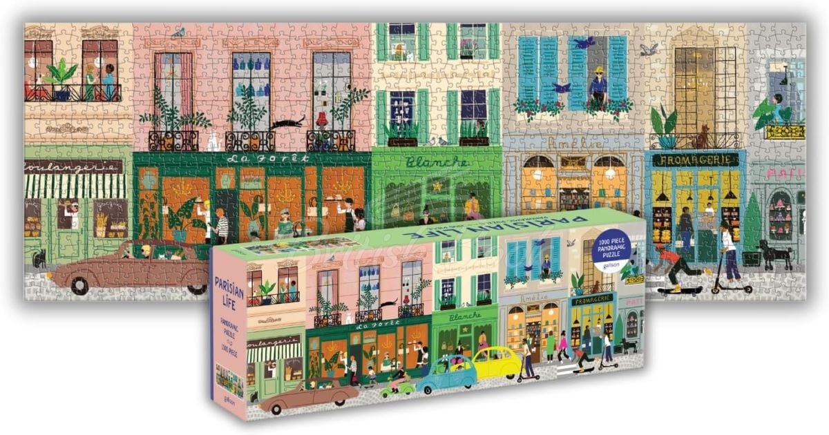 Пазл Parisian Life 1000 Piece Panoramic Puzzle зображення 2