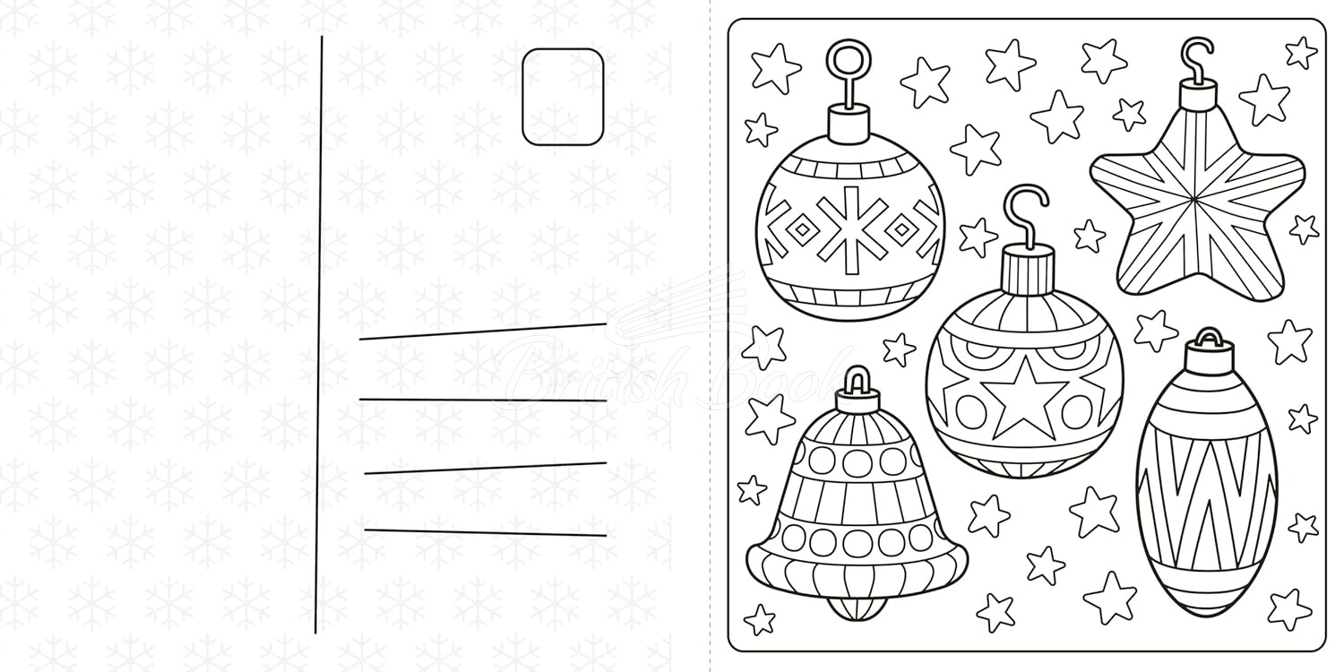 Книга Super Cuties: A Cosy Christmas Colouring Book зображення 3