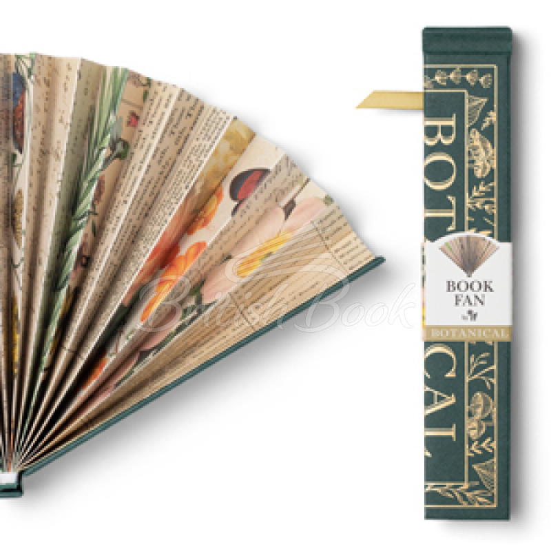 Веер Book Fan: Botanical изображение 1