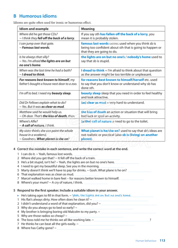 Книга Oxford Word Skills: Idioms and Phrasal Verbs Advanced with answer key изображение 6