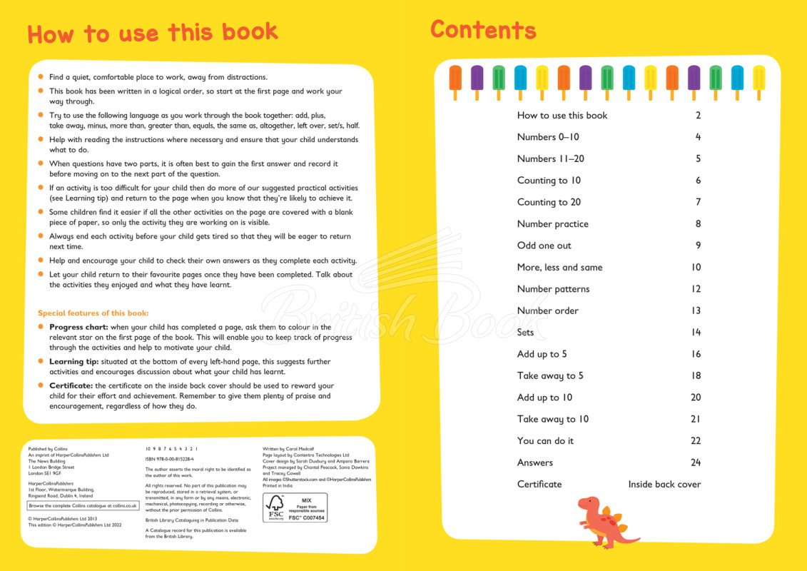Книга Collins Easy Learning Preschool: Counting Workbook (Ages 3-5) зображення 1