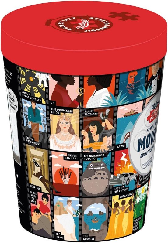 Пазл 50 Must-Watch Movies Bucket List 1000-Piece Puzzle изображение 1