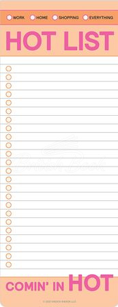 Папір для нотаток Hot List Make-a-List Pads зображення