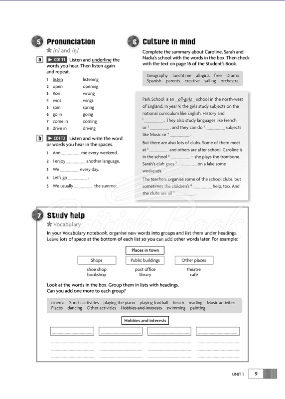 Рабочая тетрадь English in Mind Second Edition 1 Workbook изображение 4