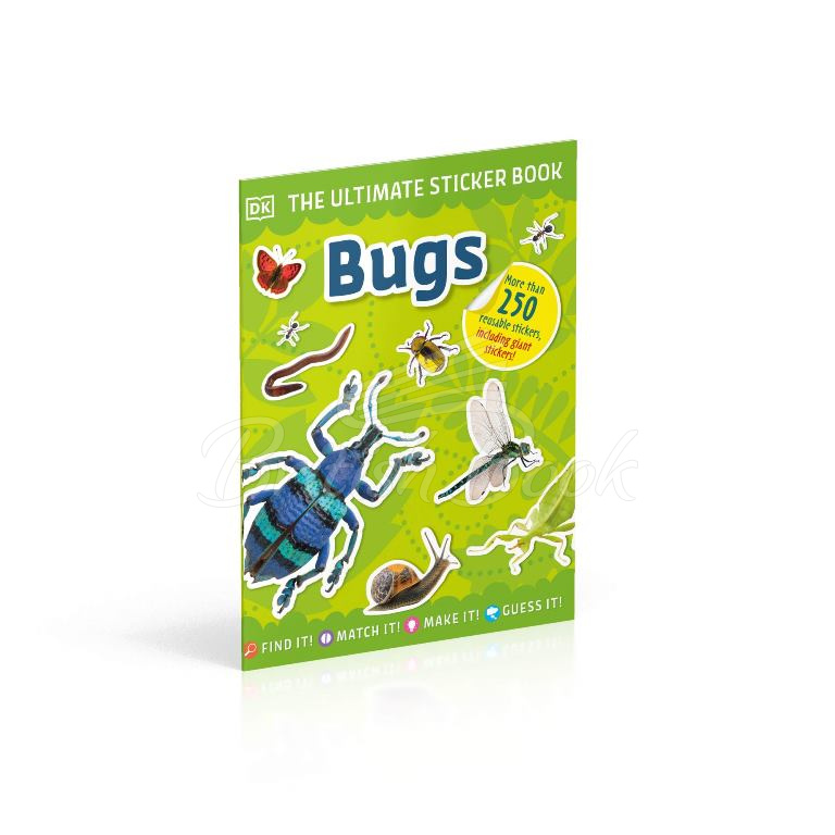 Книга The Ultimate Sticker Book: Bugs изображение 1