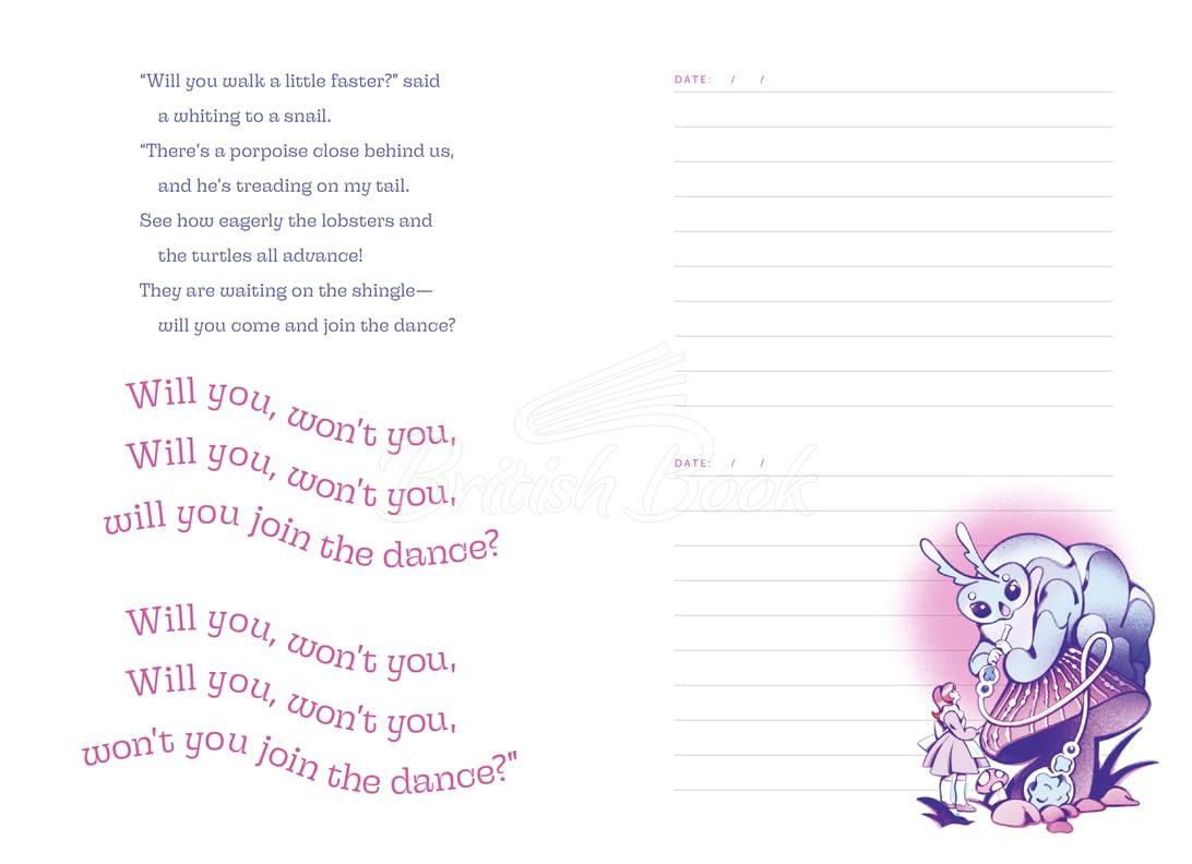 Блокнот Alice's Wonderland Dream Journal изображение 3