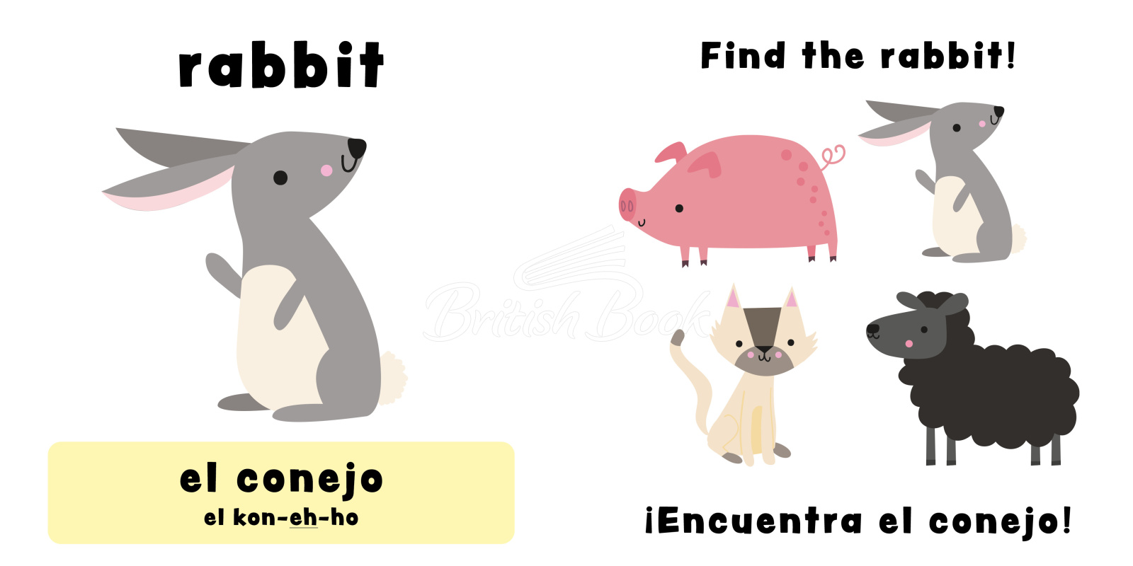 Книга Find and Speak Spanish! Los animales – Animals зображення 1