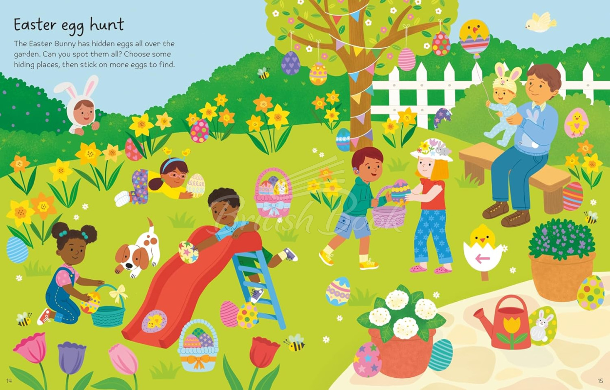 Книга First Sticker Book: Easter зображення 3