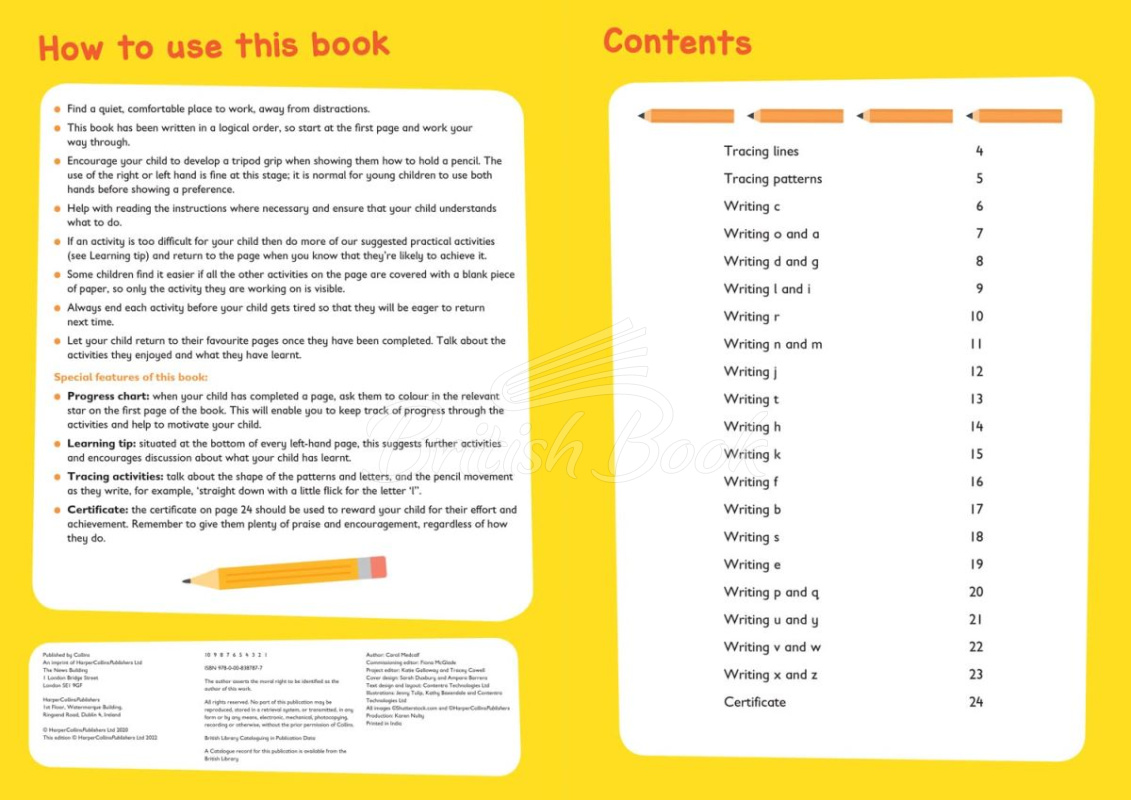 Книга Collins Easy Learning Preschool: First Writing Workbook (Ages 3-5) зображення 1