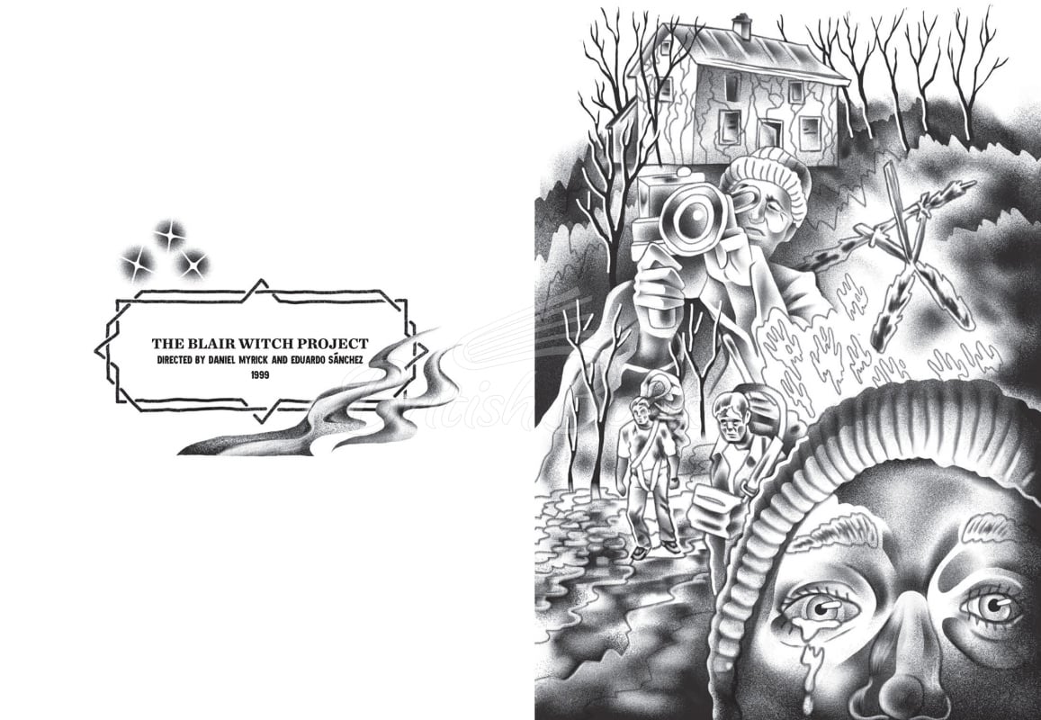 Книга Classic Horror Movies Coloring Book зображення 6
