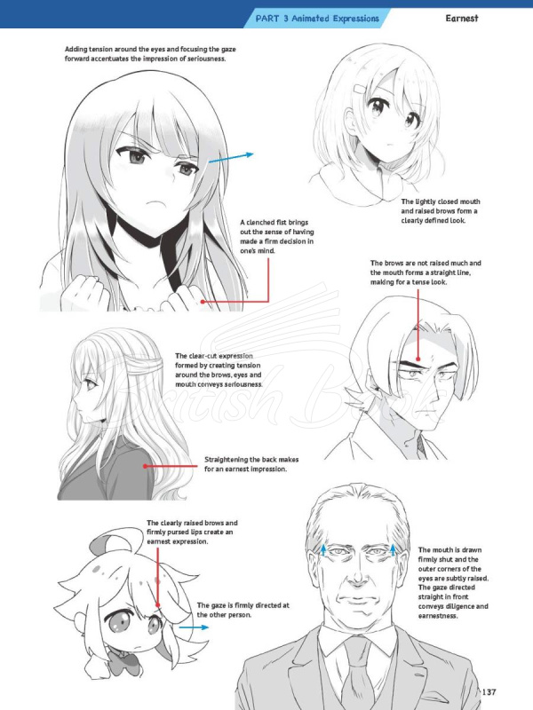 Книга How to Create Manga: Drawing Facial Expressions изображение 21