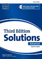 Solutions Third Edition Advanced Teacher's Book with Teacher's Resource Disc