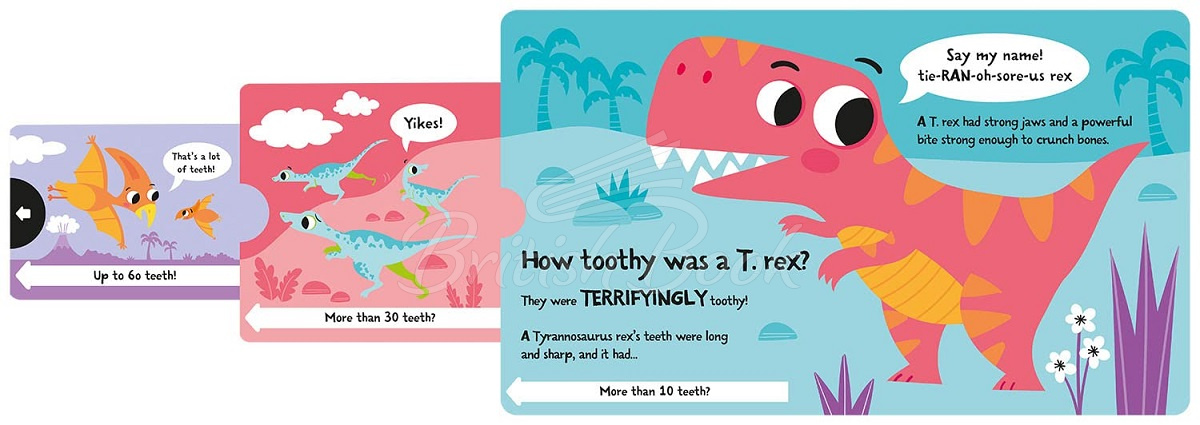 Книга Slide + Seek: How Toothy is a T. Rex? зображення 3
