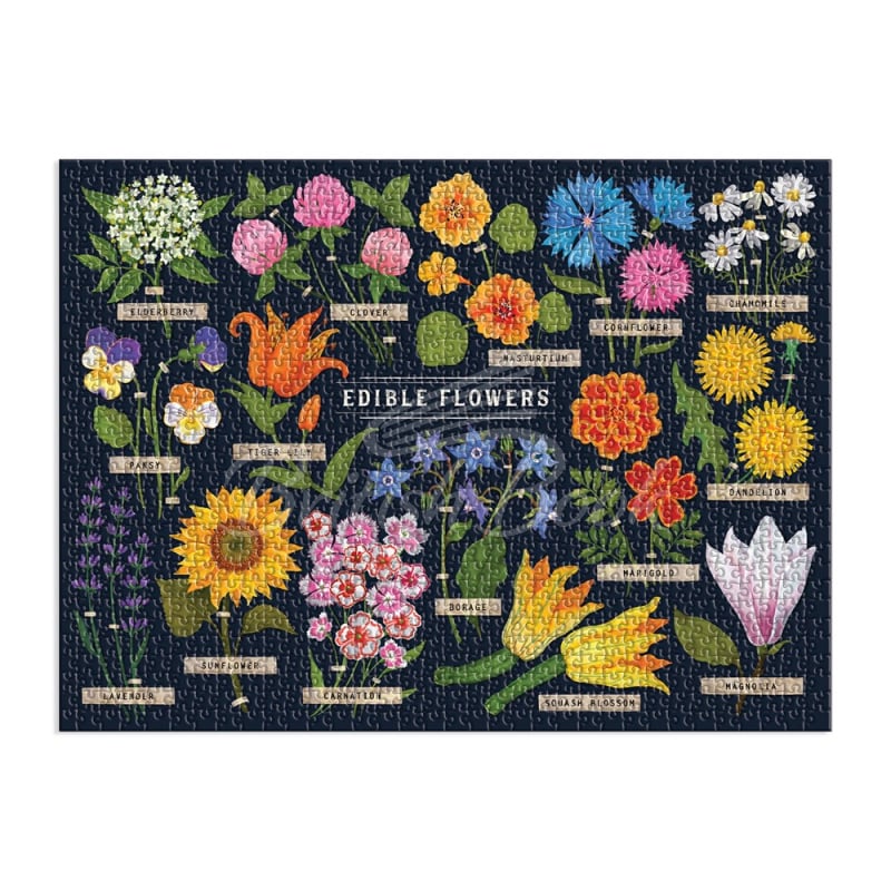 Пазл Edible Flowers 1000 Piece Puzzle зображення 2