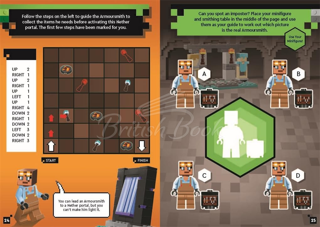 Книга LEGO Minecraft: Armoursmith Adventure Activity Book зображення 3