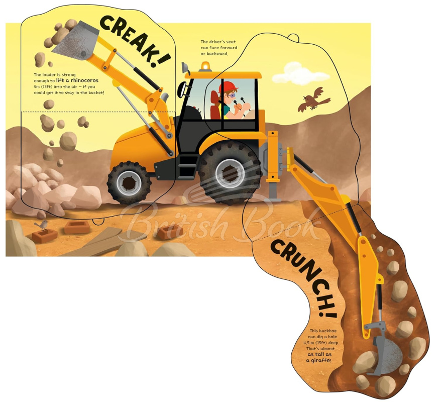 Книга Great Big Diggers with Great Big Flaps зображення 5