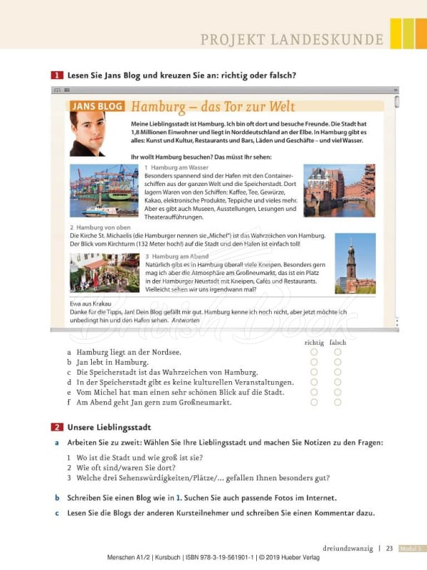 Menschen A1.2 Kursbuch Pdf Підручник Menschen A1.2 Kursbuch mit AR-App від автора Angela Pude