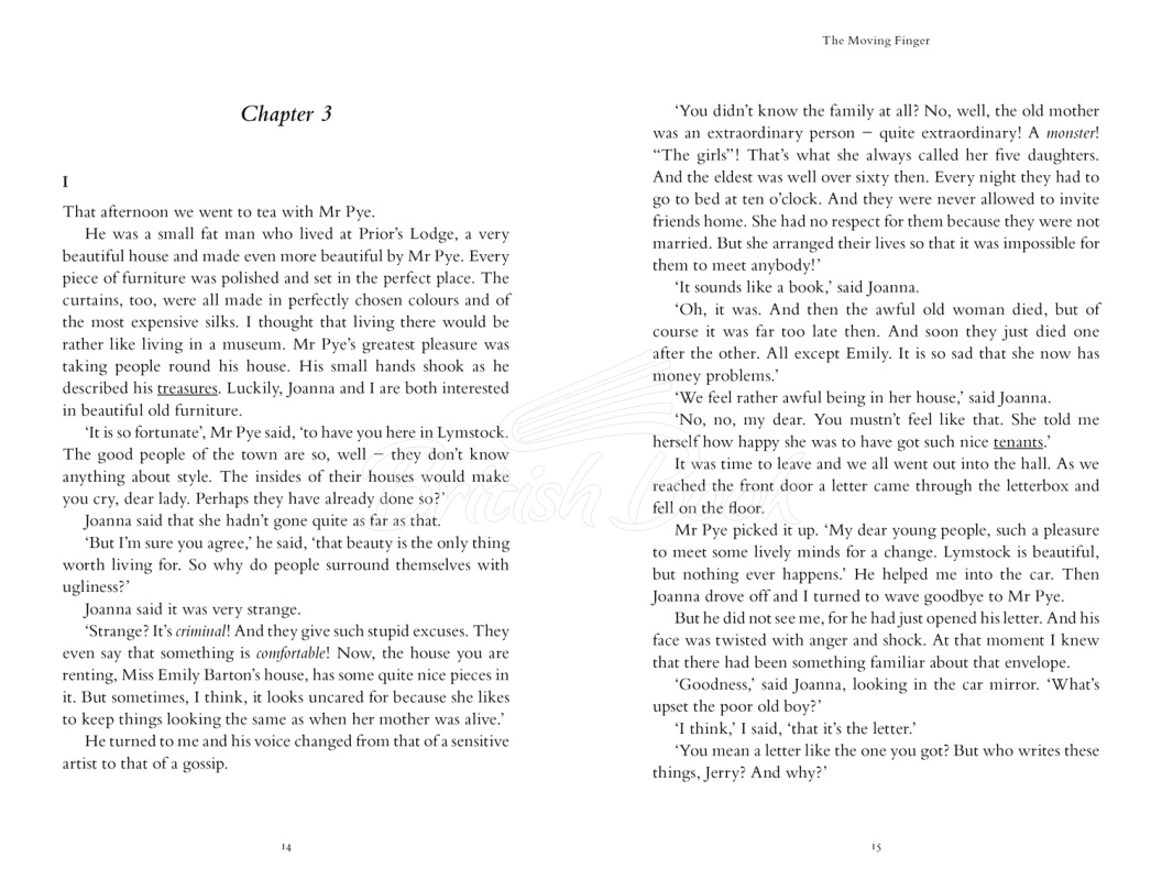 Книга Collins English Readers Level 4 The Moving Finger зображення 1