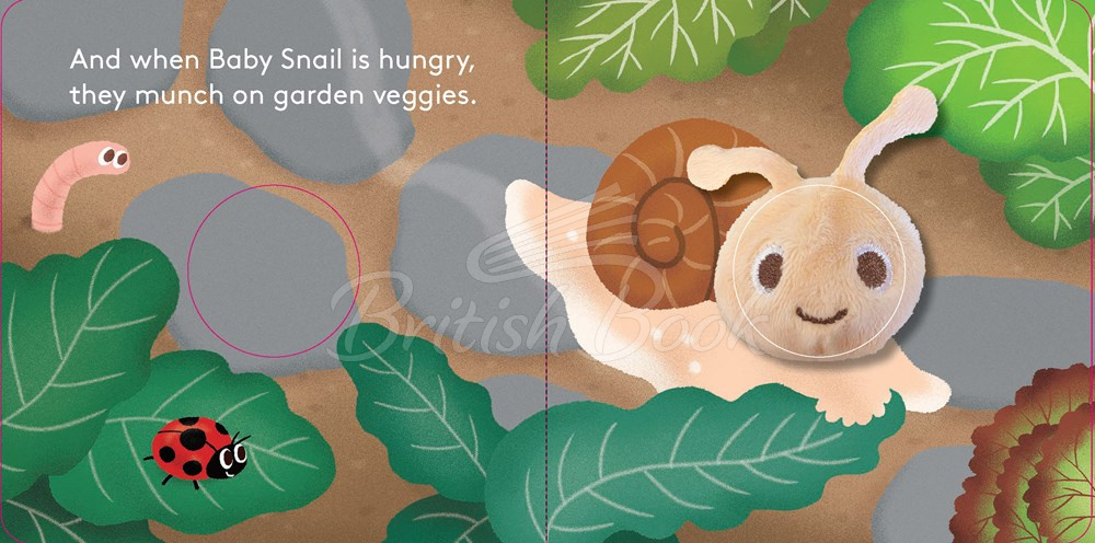 Книга Baby Snail Finger Puppet Book изображение 3