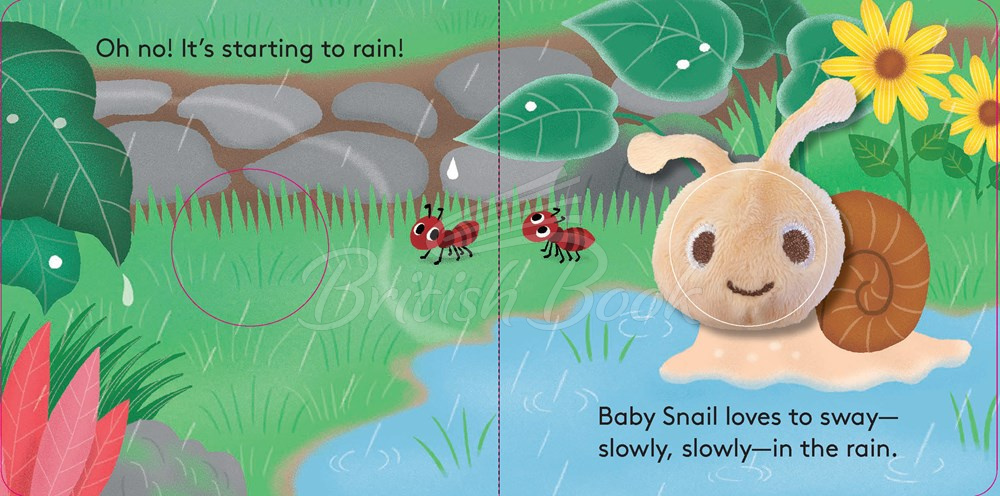 Книга Baby Snail Finger Puppet Book изображение 4