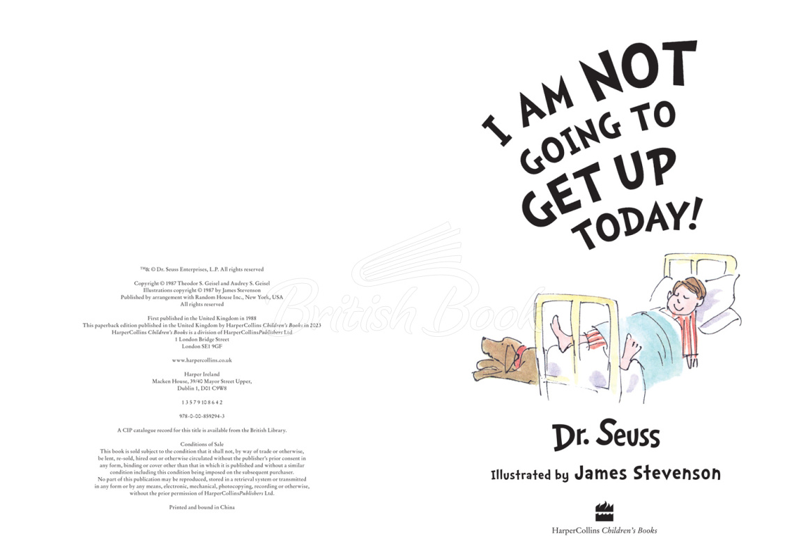 Книга I Am Not Going to Get Up Today! зображення 1