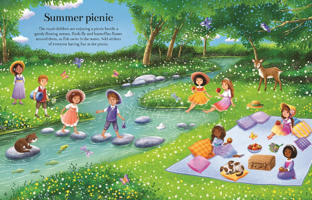 Книга Princesses Sticker Book изображение 4