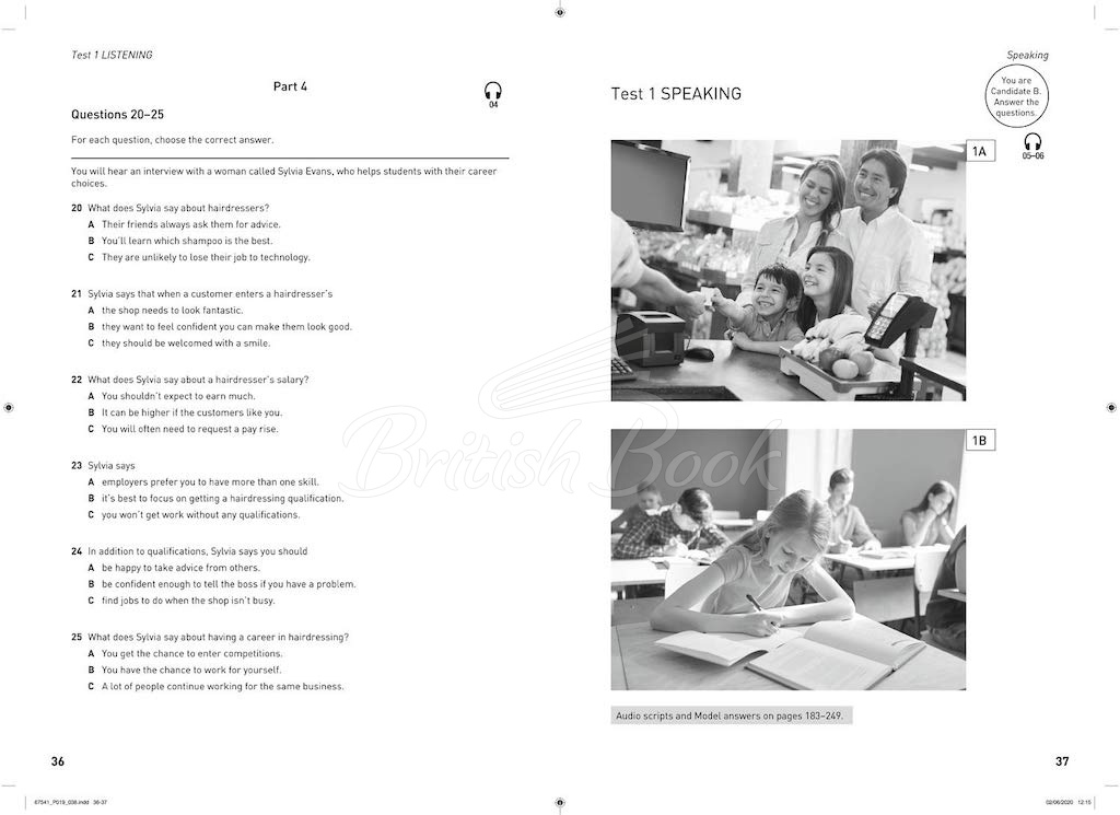 Книга Collins Cambridge English: B1 Preliminary for Schools — 8 Practice Tests (Volume 1) зображення 5