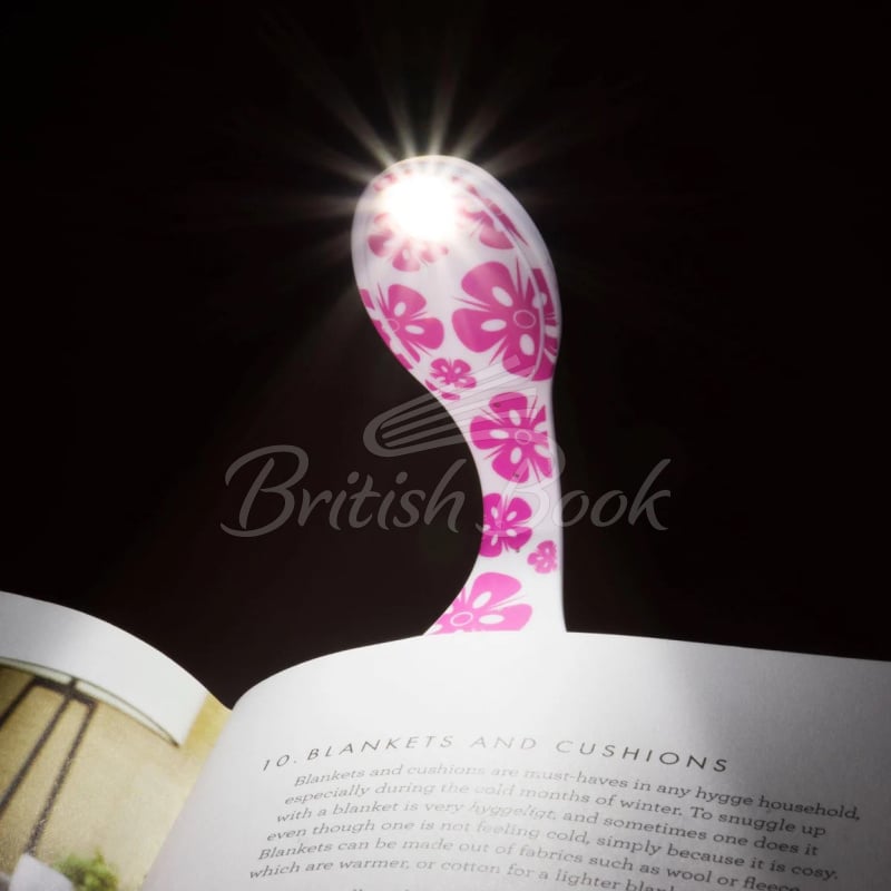 Фонарик для книг Flexilight Pink Flowers изображение 1