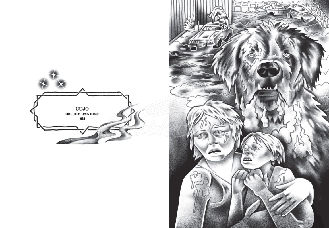 Книга Classic Horror Movies Coloring Book зображення 12