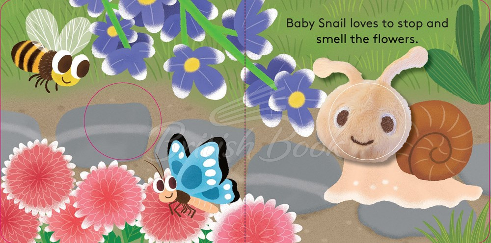 Книга Baby Snail Finger Puppet Book изображение 2