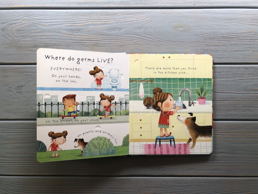 Книга Lift-the-Flap Very First Questions and Answers: What are Germs? изображение 4