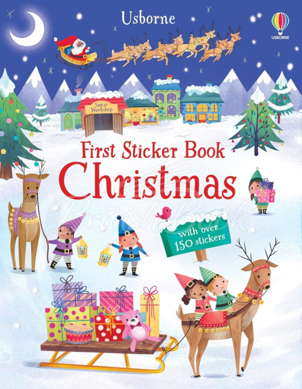 Книга First Sticker Book: Christmas зображення