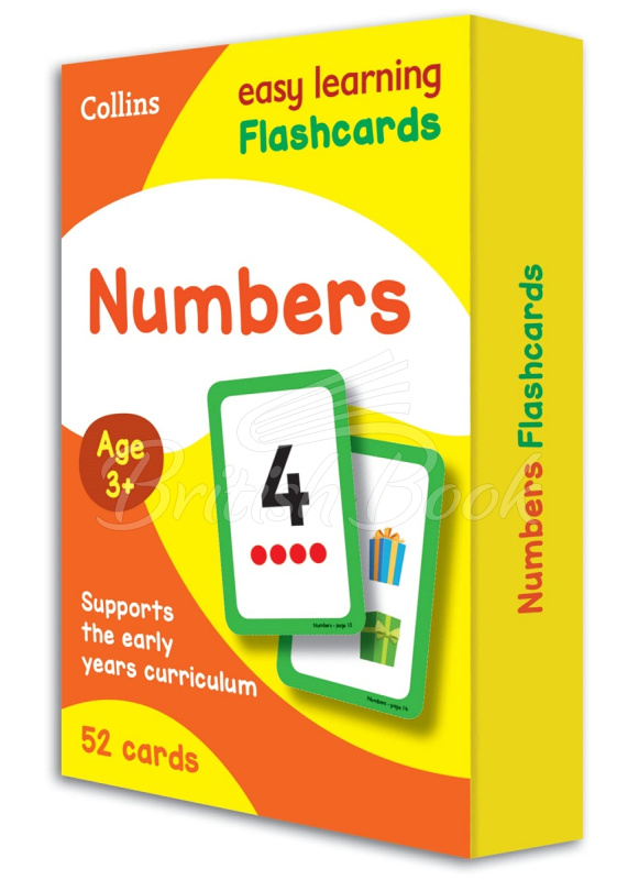 Картки Collins Easy Learning Preschool: Numbers Flashcards зображення 1