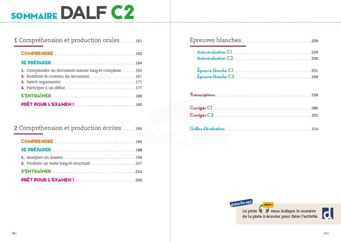 Учебник Le DALF 100% réussite C1-C2 Livre avec didierfle.app изображение 2