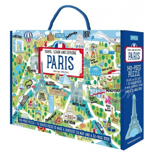 Збірна модель Travel, Learn and Explore: Paris 140-Piece Puzzle зображення 1