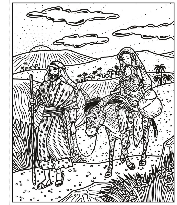 Книга Nativity Magic Painting Book изображение 6