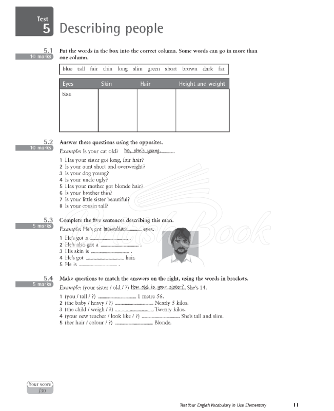 Книга Test Your English Vocabulary in Use Second Edition Elementary with answers изображение 7