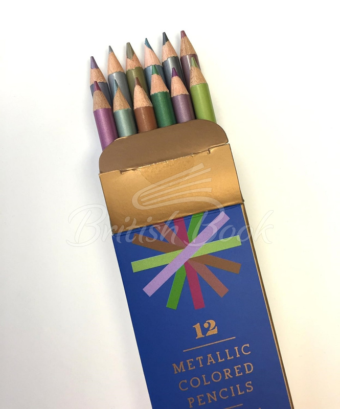 Набір Metallic Colored Pencil Set зображення 1
