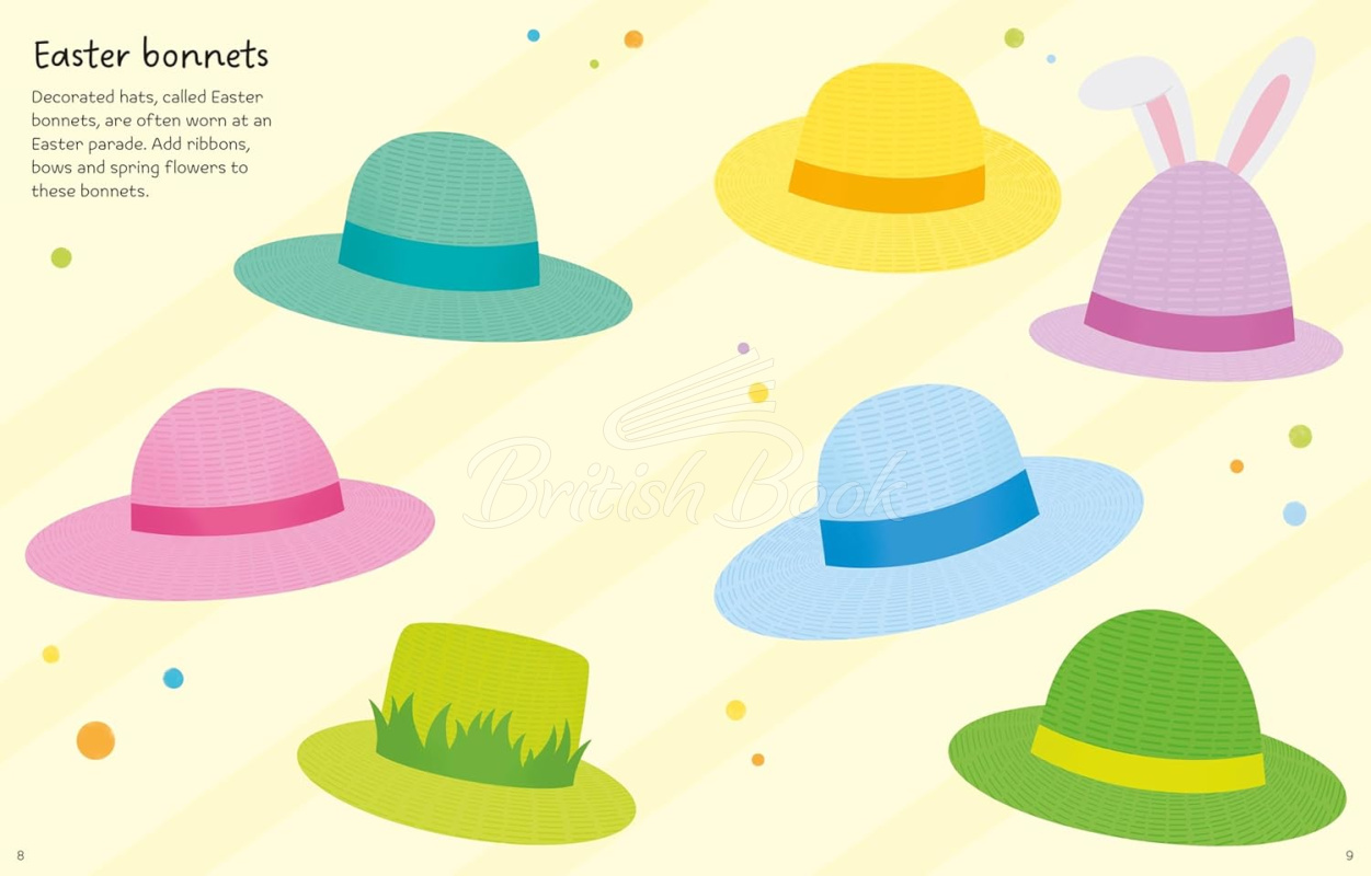 Книга First Sticker Book: Easter зображення 4