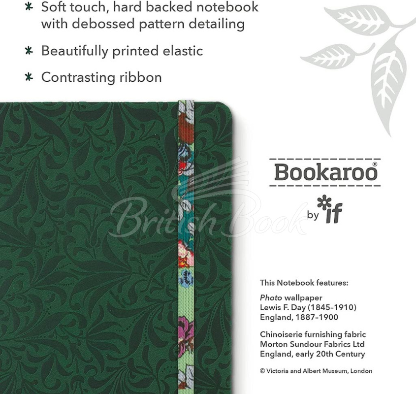 Блокнот V&A Bookaroo Journal A5 Sundour Pheasant изображение 1