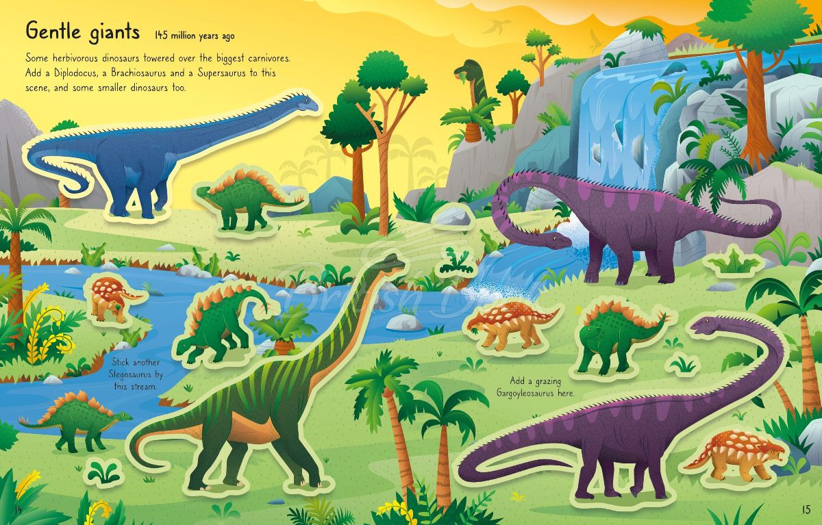 Книга First Sticker Book: T. Rex зображення 7