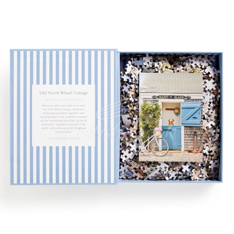 Пазл Gray Malin Old North Wharf Cottage Nantucket 1000 Piece Puzzle изображение 3