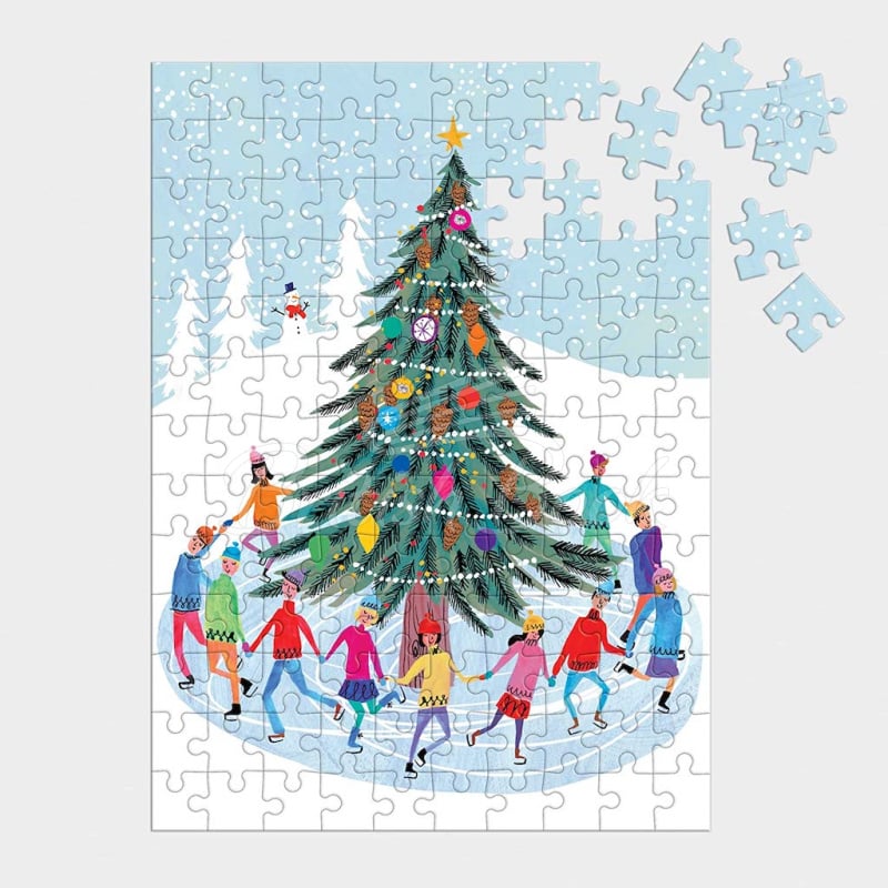 Пазл Tree Skaters 130 Piece Puzzle Ornament изображение 3